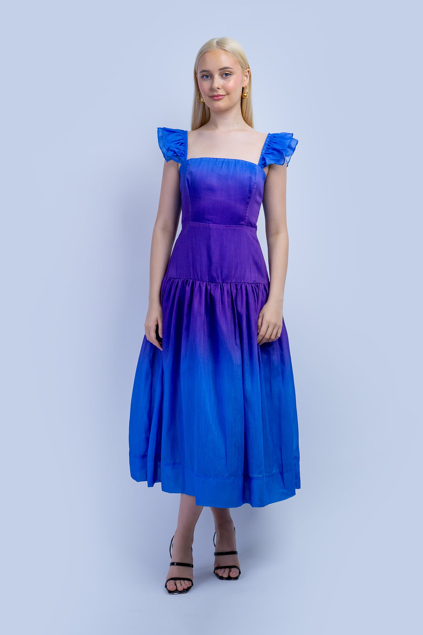 Purple Blue Ombre Dress