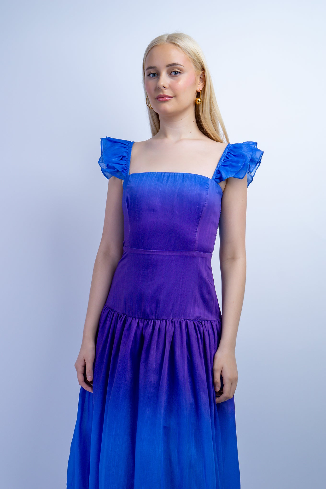 Purple Blue Ombre Dress