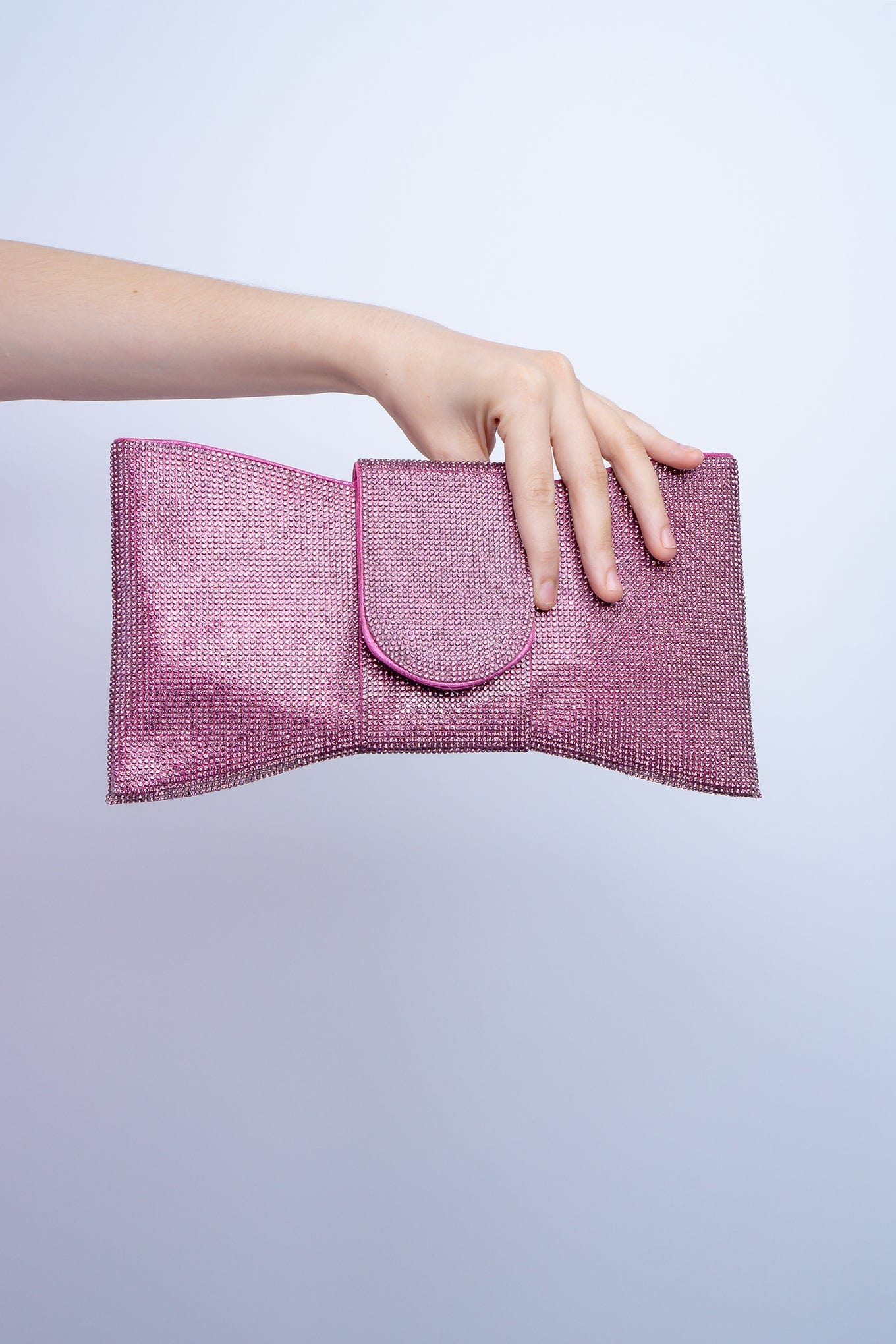 DCD CLUTCHES Pink Pink Bow Clutch