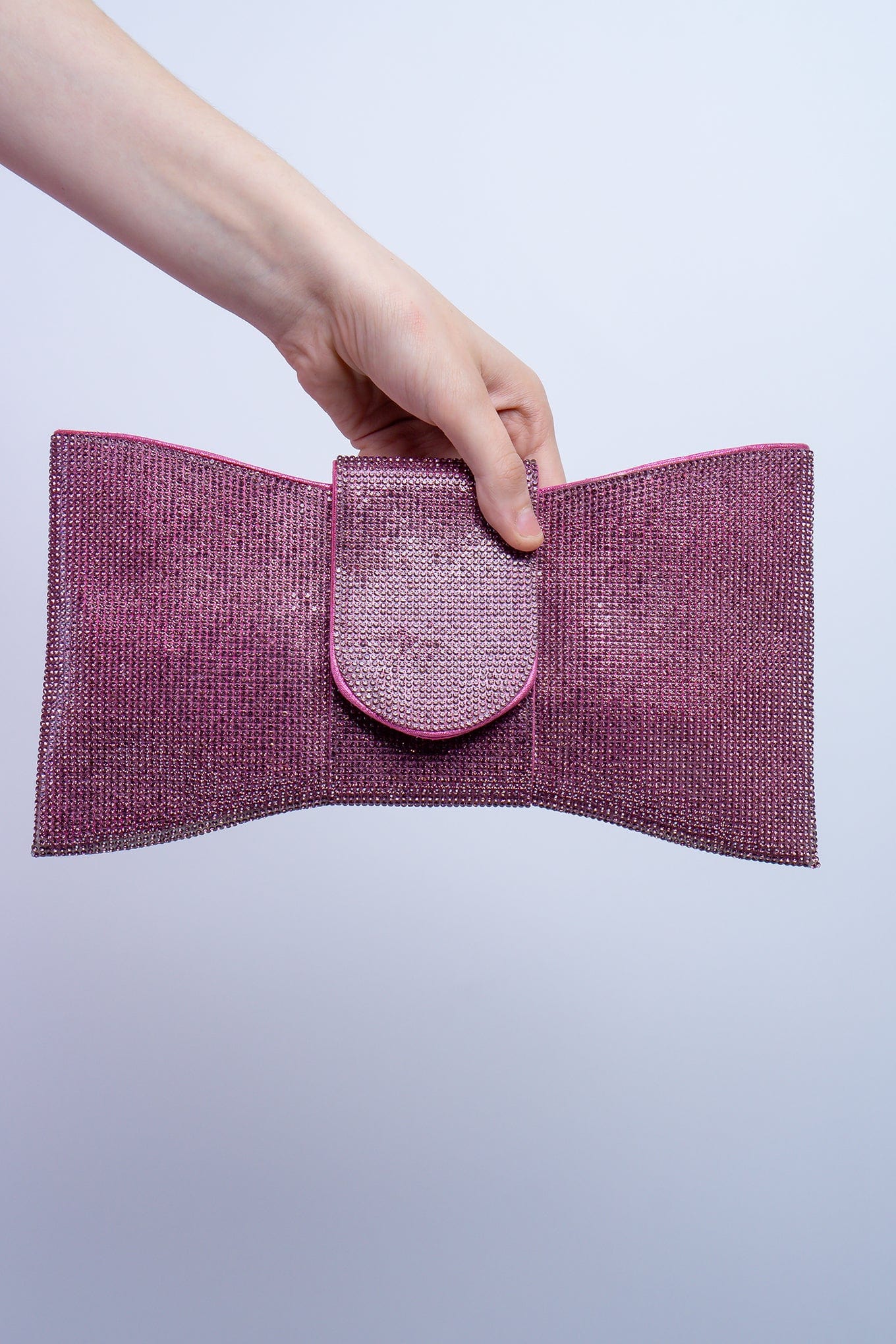 DCD CLUTCHES Pink Pink Bow Clutch