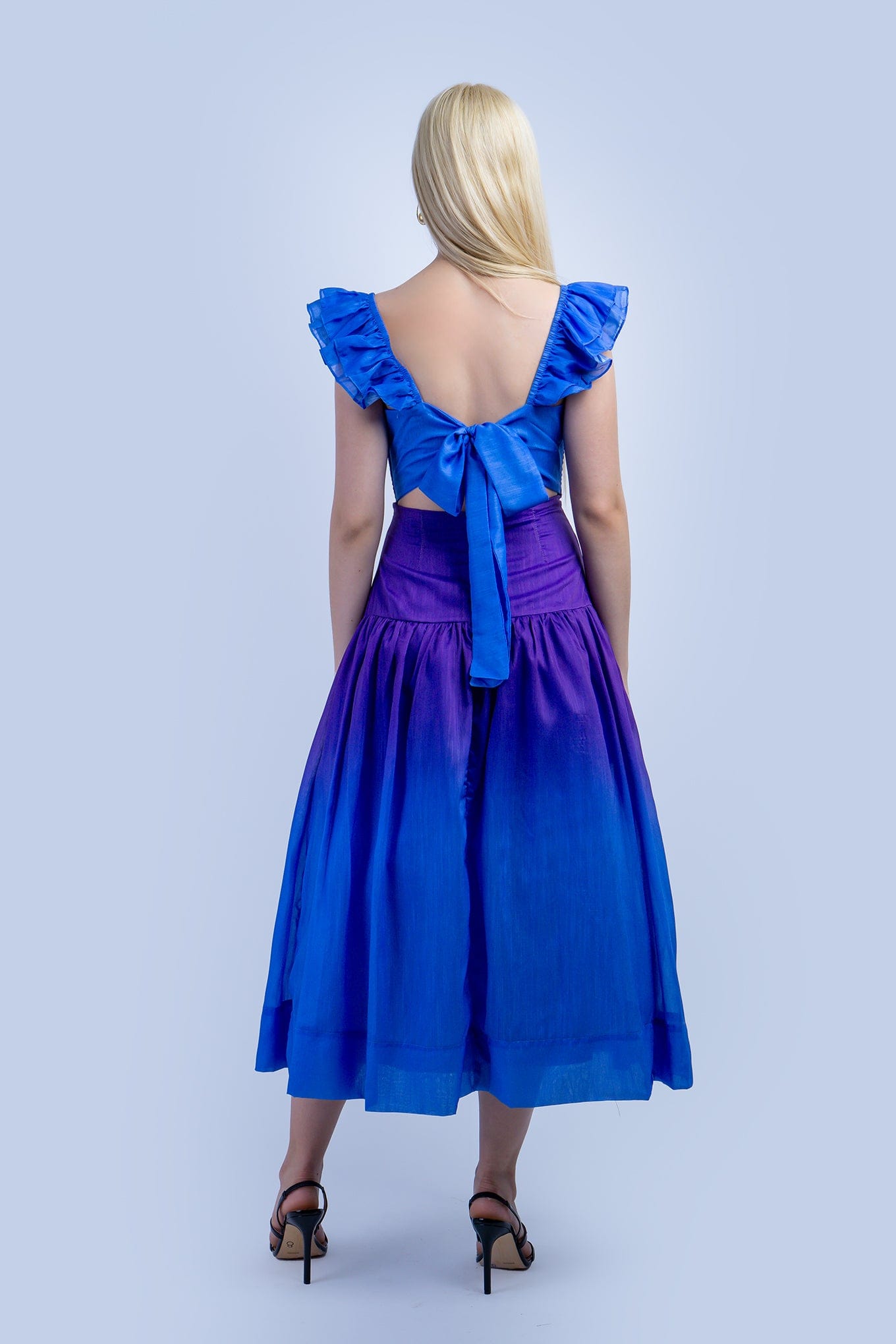 DCD DRESSES Purple Blue Ombre Dress