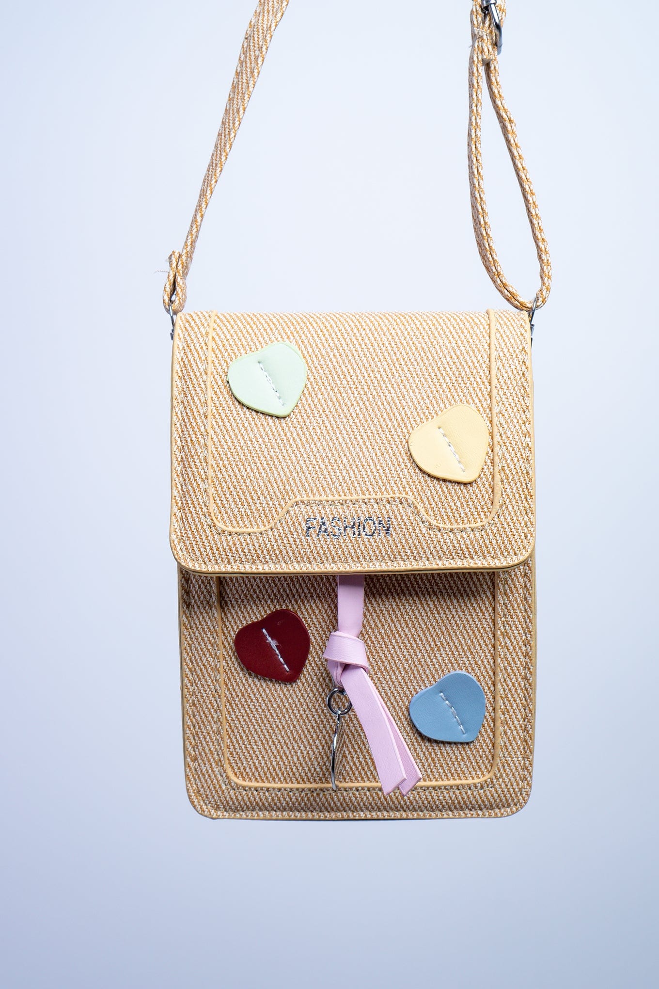 DCD HANDBAGS Pink Fashion Hearts Bag