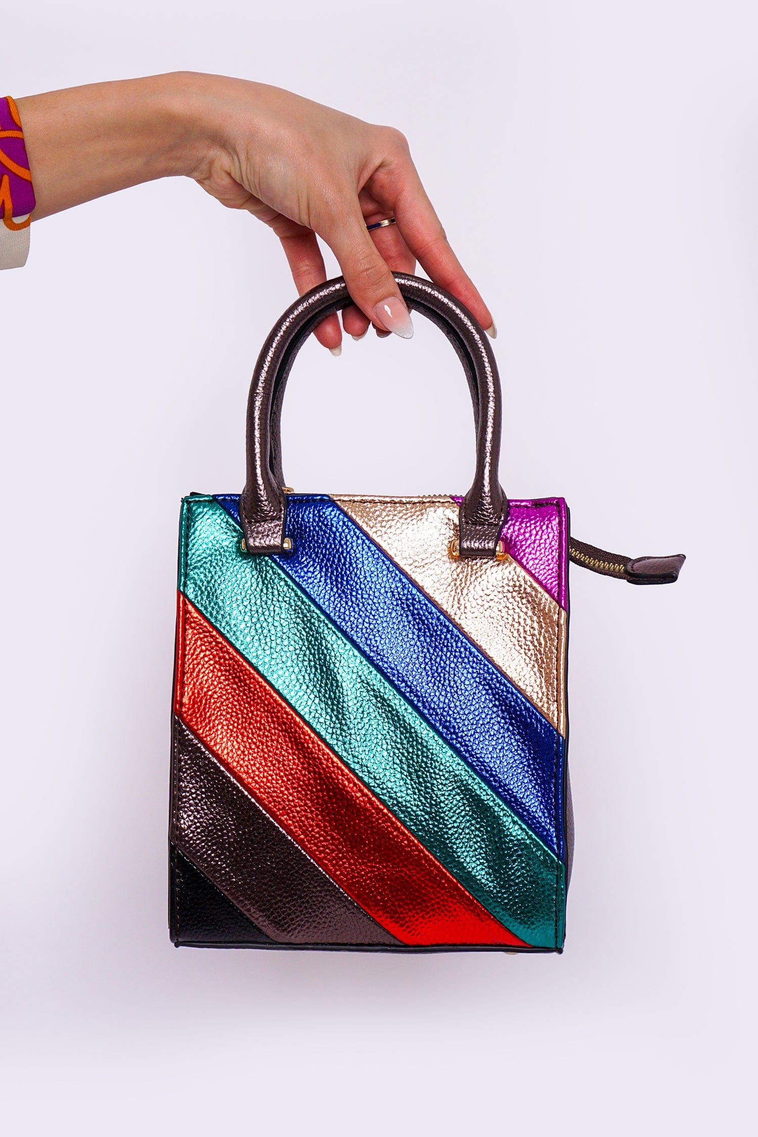 Rainbow Striped Purse Chloe Dao