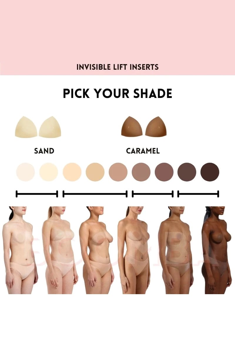 Invisible Lift Inserts - Beige - Chérie Amour