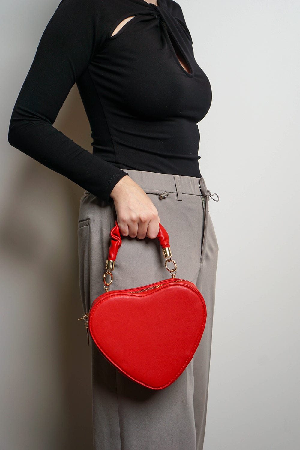 Heart Shaped Shoulder Bag, Heart Shape Crossbody Bag