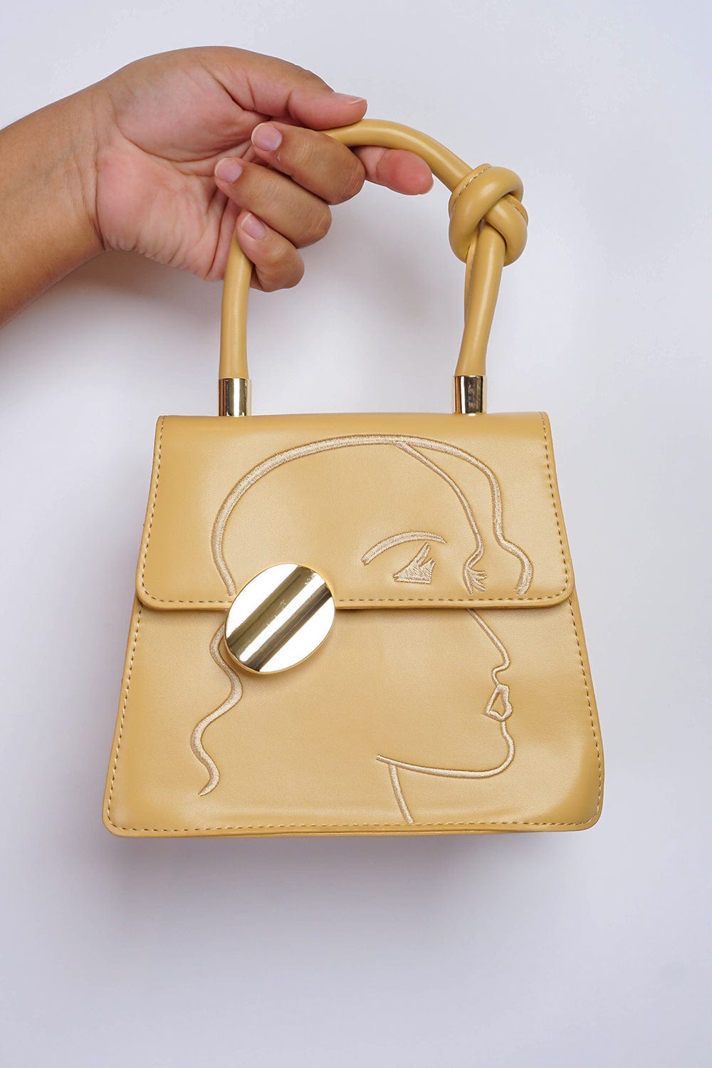 HANDBAGS Yellow with Gold Face Purse - Chloe Dao