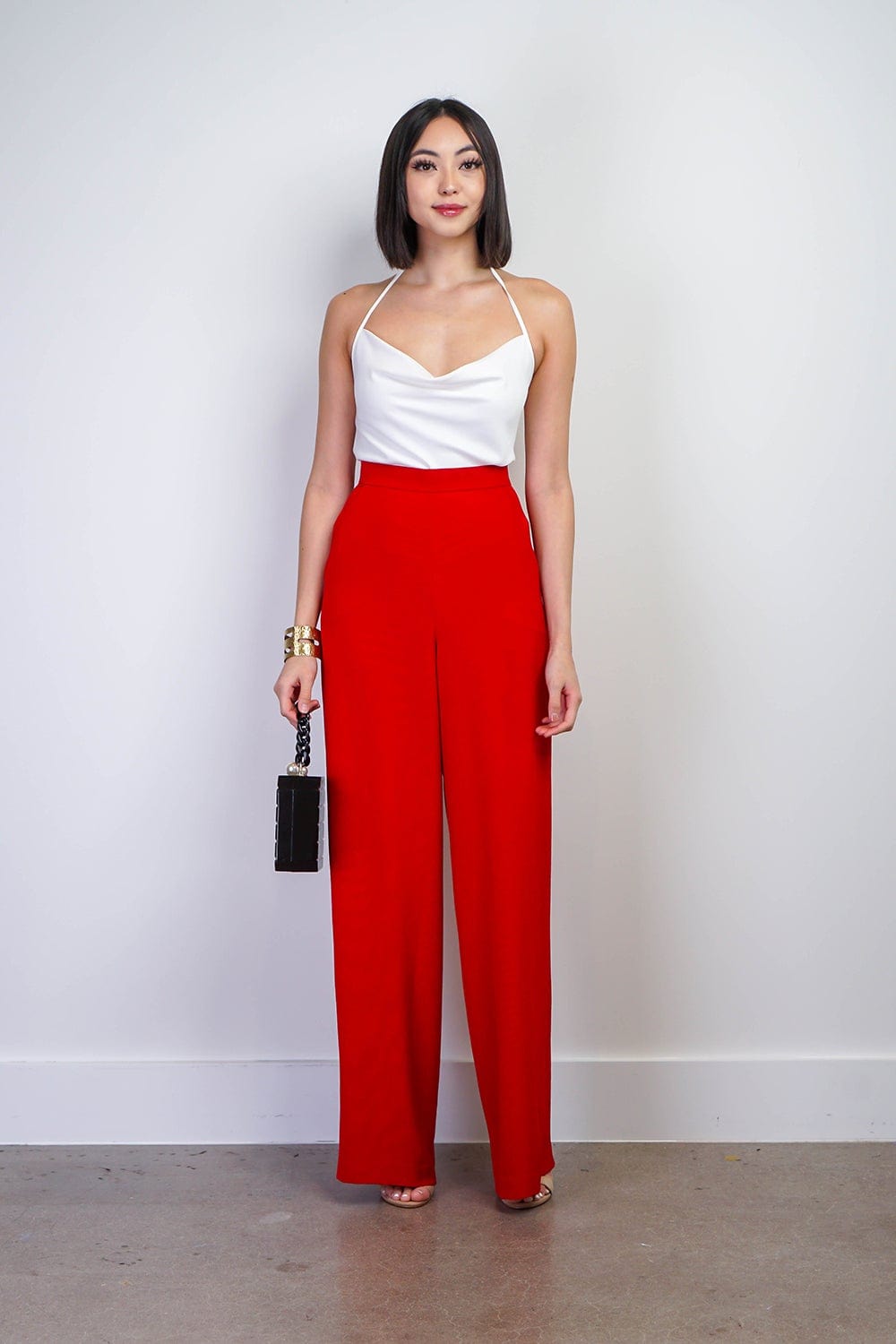 Wide Stride Red Wide-Leg Pants  Red wide leg pants, Clothes, Mini